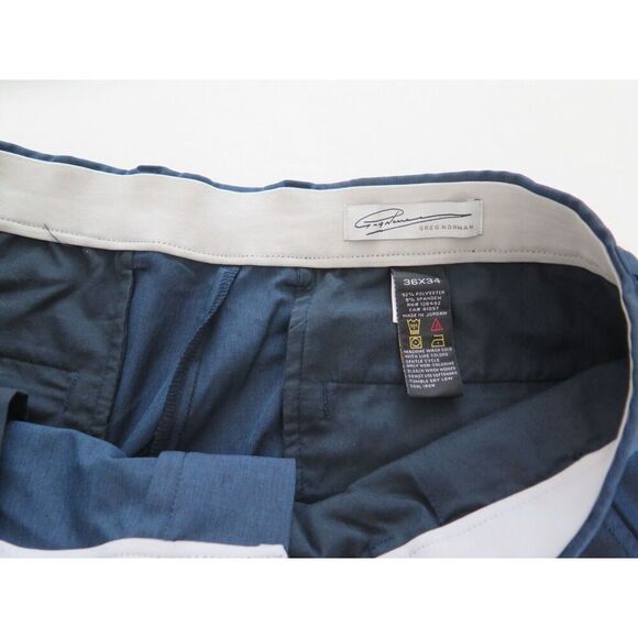 Greg Norman TL108268 Men's Sz 36x34 Navy Blue Golf Pants - Picture 3 of 5